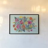 Romantic Luxe IX by Janelle Penner. shown as a paper print in a black flame. Available as a archival giclee rolled canvas, fine art paper, or poster print. SKU 37884i.