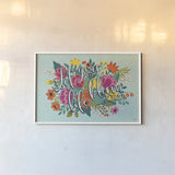 Romantic Luxe IX by Janelle Penner. shown as a paper print in a white frame. Available as a archival giclee rolled canvas, fine art paper, or poster print. SKU 37884i.