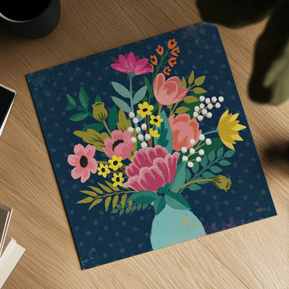 Romantic Luxe VI Pastel by Janelle Penner. Shown as a detailed flat fine art print, highlighting archival giclee quality. Available as an archival giclee rolled canvas, fine art paper, or poster print. SKU 37897a.