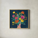 Romantic Luxe VII by Janelle Penner. Shown in a natural wood glass frame for a timeless modern aesthetic. Available as an archival giclee rolled canvas, fine art paper, or poster print. SKU 37882a.