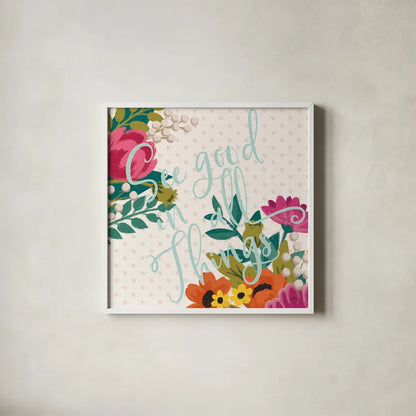 Romantic Luxe XI Light by Janelle Penner. Shown in a crisp white glass frame for a clean and minimalist style. Available as an archival giclee rolled canvas, fine art paper, or poster print. SKU 39337a.