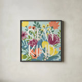 Romantic Luxe XII Bright by Janelle Penner. Shown in a sleek black glass frame for a contemporary gallery look. Available as an archival giclee rolled canvas, fine art paper, or poster print. SKU 42890a.