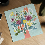Romantic Luxe XIII Bright by Janelle Penner. Shown as a detailed flat fine art print, highlighting archival giclee quality. Available as an archival giclee rolled canvas, fine art paper, or poster print. SKU 42891a.
