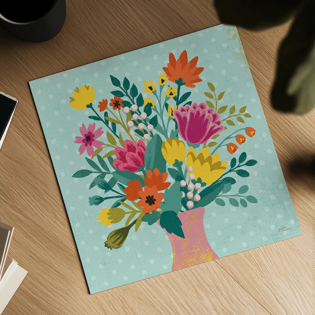 Romantic Luxe XV by Janelle Penner. Shown as a detailed flat fine art print, highlighting archival giclee quality. Available as an archival giclee rolled canvas, fine art paper, or poster print. SKU 37890a.