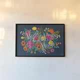 Romantic Luxe XVII by Janelle Penner. shown as a paper print in a black flame. Available as a archival giclee rolled canvas, fine art paper, or poster print. SKU 37901i.