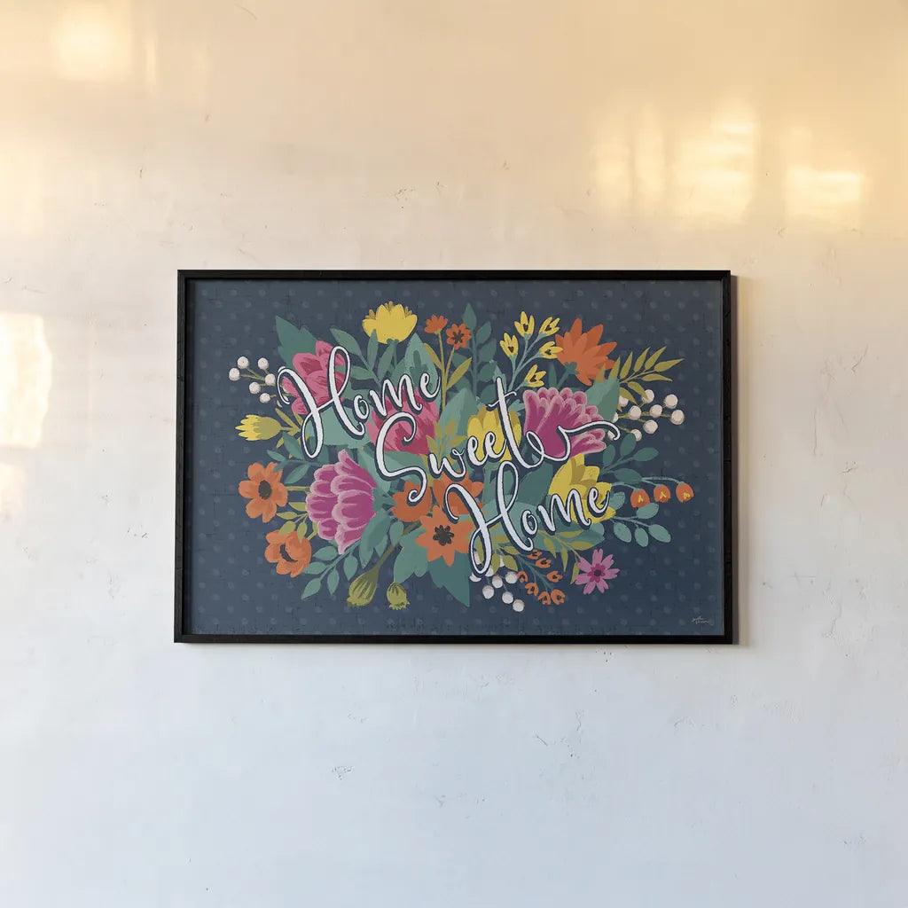 Romantic Luxe XVII by Janelle Penner. shown as a paper print in a black flame. Available as a archival giclee rolled canvas, fine art paper, or poster print. SKU 37901i.