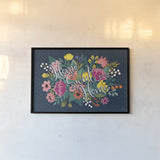 Romantic Luxe XVII Pastel by Janelle Penner. shown as a paper print in a black flame. Available as a archival giclee rolled canvas, fine art paper, or poster print. SKU 37900i.