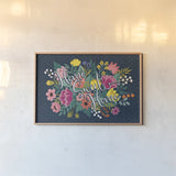 Romantic Luxe XVII Pastel by Janelle Penner. shown as a paper print in a natural frame. Available as a archival giclee rolled canvas, fine art paper, or poster print. SKU 37900i.