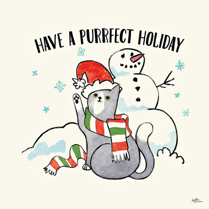 Santa Paws III by Janelle Penner. SKU 47101a. Archival Giclee Fine art print for wall decor.