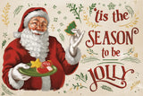 Santas List III Ivory by Janelle Penner. SKU 68424i. Archival Giclee Fine art print for wall decor.