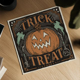 Scaredy Cats II by Janelle Penner. Shown as a detailed flat fine art print, highlighting archival giclee quality. Available as an archival giclee rolled canvas, fine art paper, or poster print. SKU 61616a.