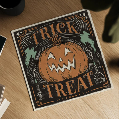 Scaredy Cats II by Janelle Penner. Shown as a detailed flat fine art print, highlighting archival giclee quality. Available as an archival giclee rolled canvas, fine art paper, or poster print. SKU 61616a.