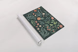 Seaside Botanical I Dark by Janelle Penner. shown as a rolled paper print. Available as archival giclee rolled canvas, fine art paper, or poster print. SKU 57013i.
