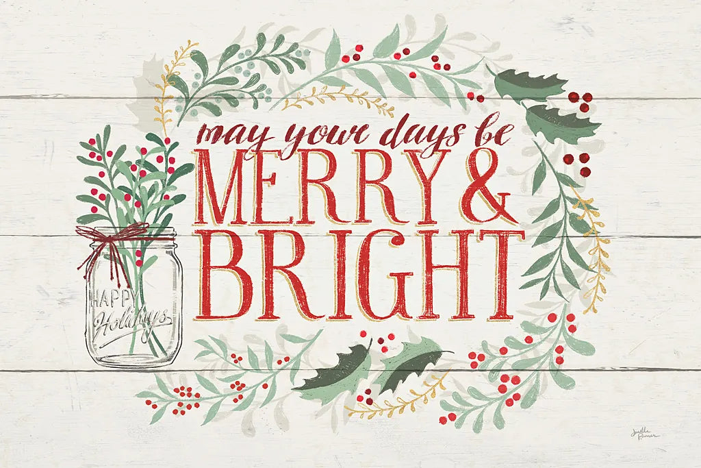 Seasons Greetings I by Janelle Penner. SKU 31489i. Archival Giclee Fine art print for wall decor.