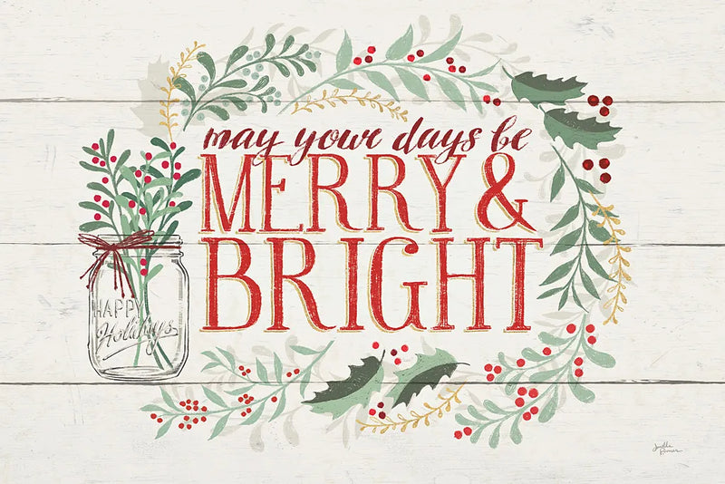Seasons Greetings I by Janelle Penner. SKU 31489i. Archival Giclee Fine art print for wall decor.