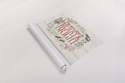 Seasons Greetings I by Janelle Penner. shown as a rolled paper print. Available as archival giclee rolled canvas, fine art paper, or poster print. SKU 31489i.