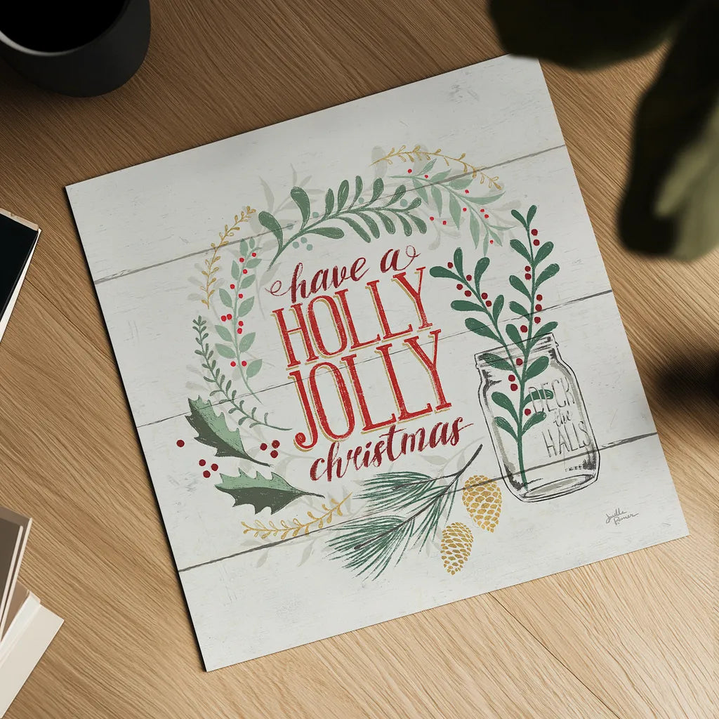 Seasons Greetings III by Janelle Penner. Shown as a detailed flat fine art print, highlighting archival giclee quality. Available as an archival giclee rolled canvas, fine art paper, or poster print. SKU 31491a.