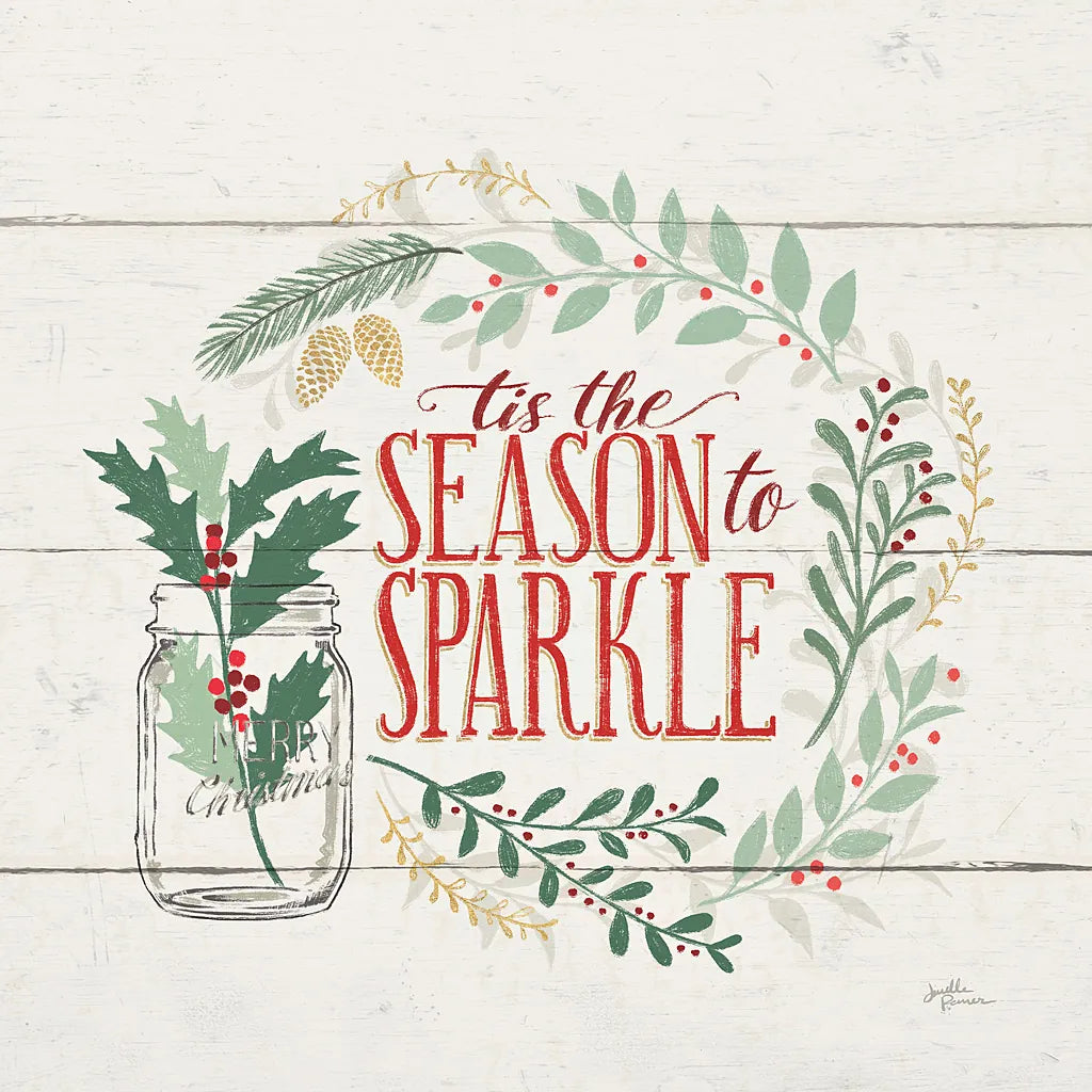 Seasons Greetings IV by Janelle Penner. SKU 31492a. Archival Giclee Fine art print for wall decor.