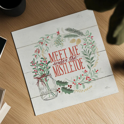 Seasons Greetings V by Janelle Penner. Shown as a detailed flat fine art print, highlighting archival giclee quality. Available as an archival giclee rolled canvas, fine art paper, or poster print. SKU 31493a.