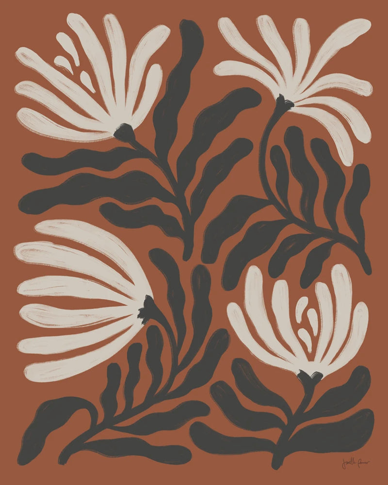 Simple Petals I v2 by Janelle Penner