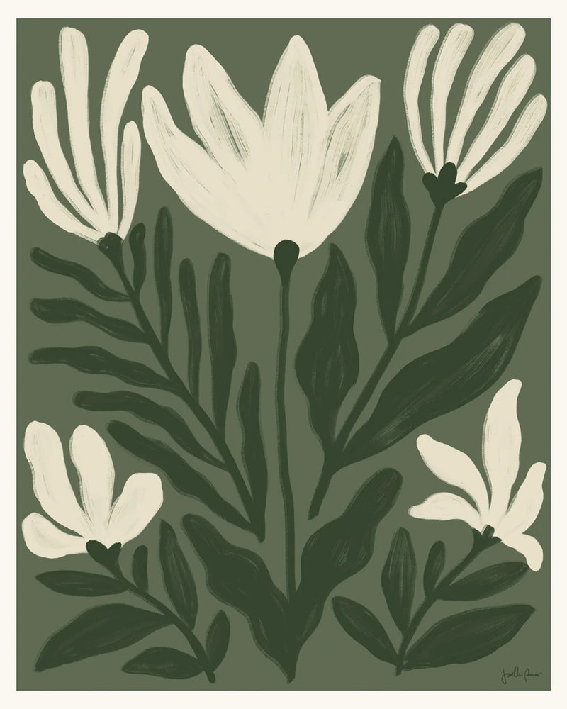 Simple Petals II by Janelle Penner