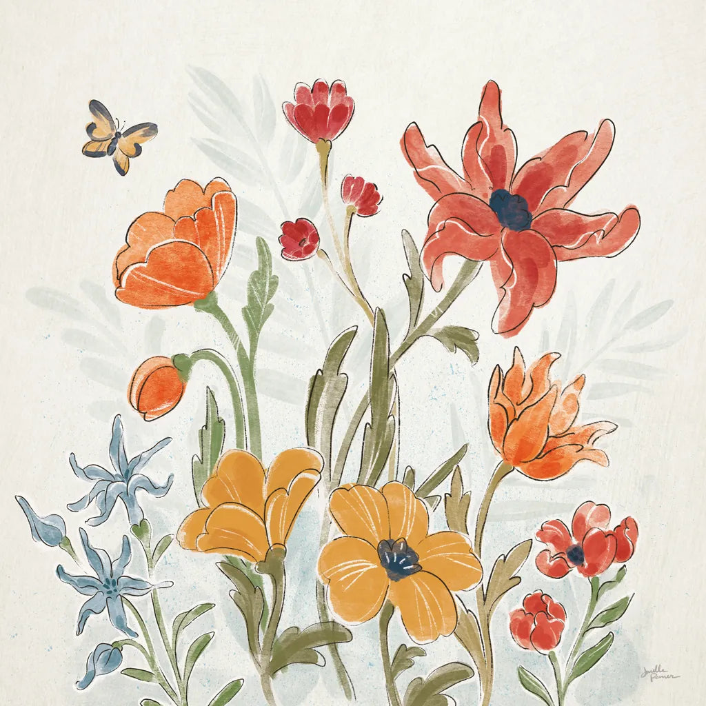 Spiced Petals II by Janelle Penner. SKU 60839a. Archival Giclee Fine art print for wall decor.