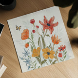 Spiced Petals II by Janelle Penner. Shown as a detailed flat fine art print, highlighting archival giclee quality. Available as an archival giclee rolled canvas, fine art paper, or poster print. SKU 60839a.