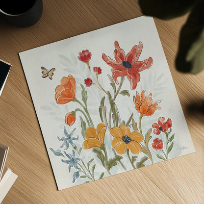 Spiced Petals II by Janelle Penner. Shown as a detailed flat fine art print, highlighting archival giclee quality. Available as an archival giclee rolled canvas, fine art paper, or poster print. SKU 60839a.