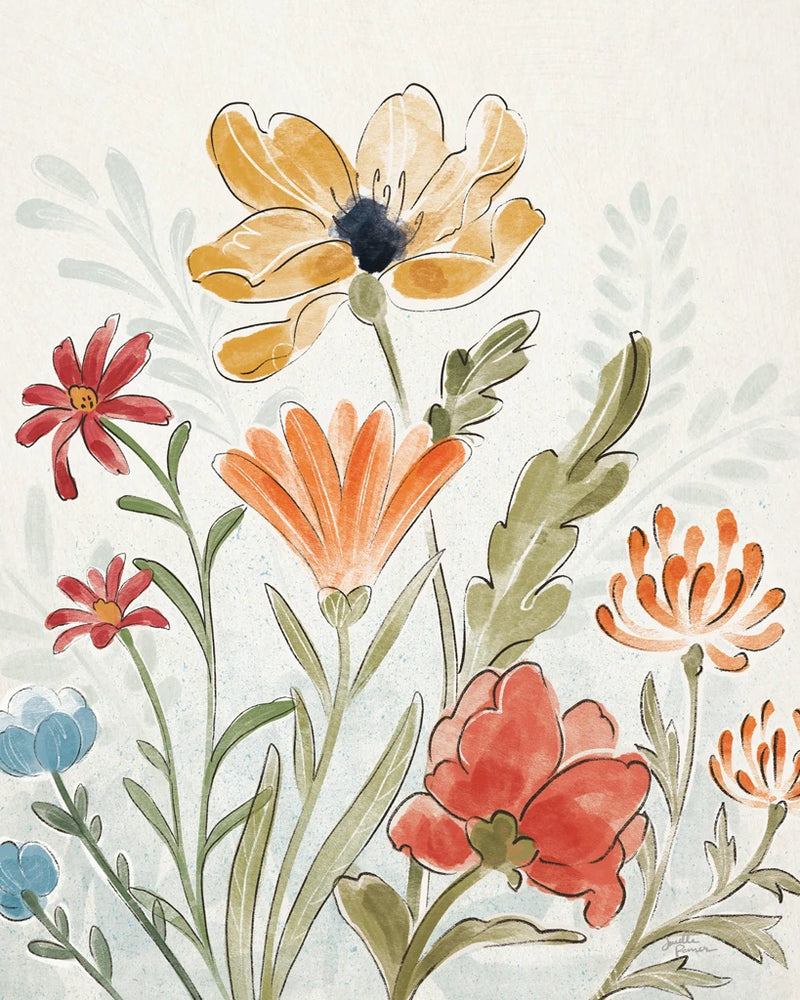Spiced Petals III No Butterfly Crop by Janelle Penner