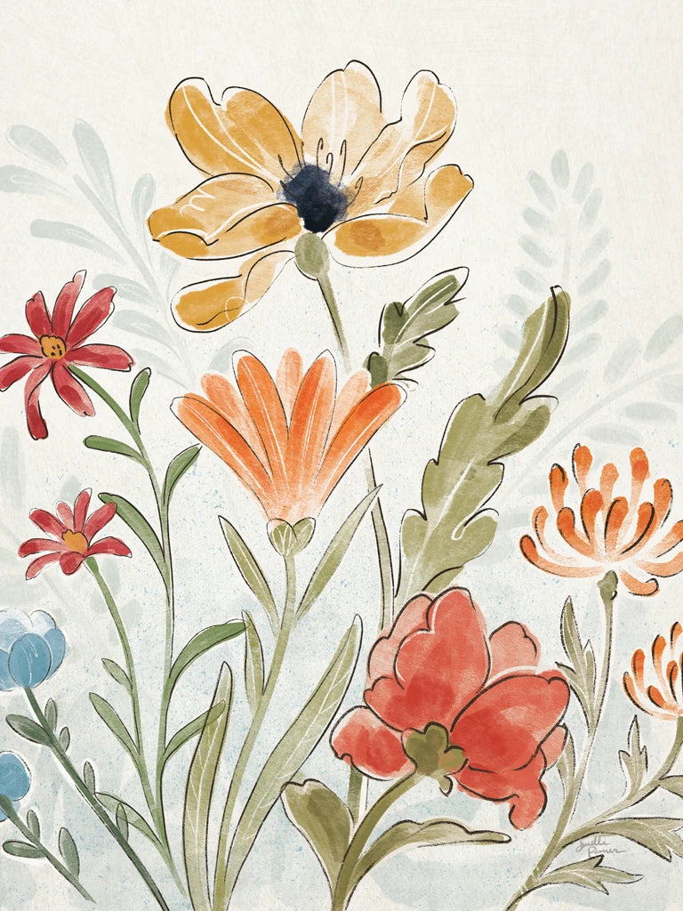 Spiced Petals III No Butterfly Crop by Janelle Penner