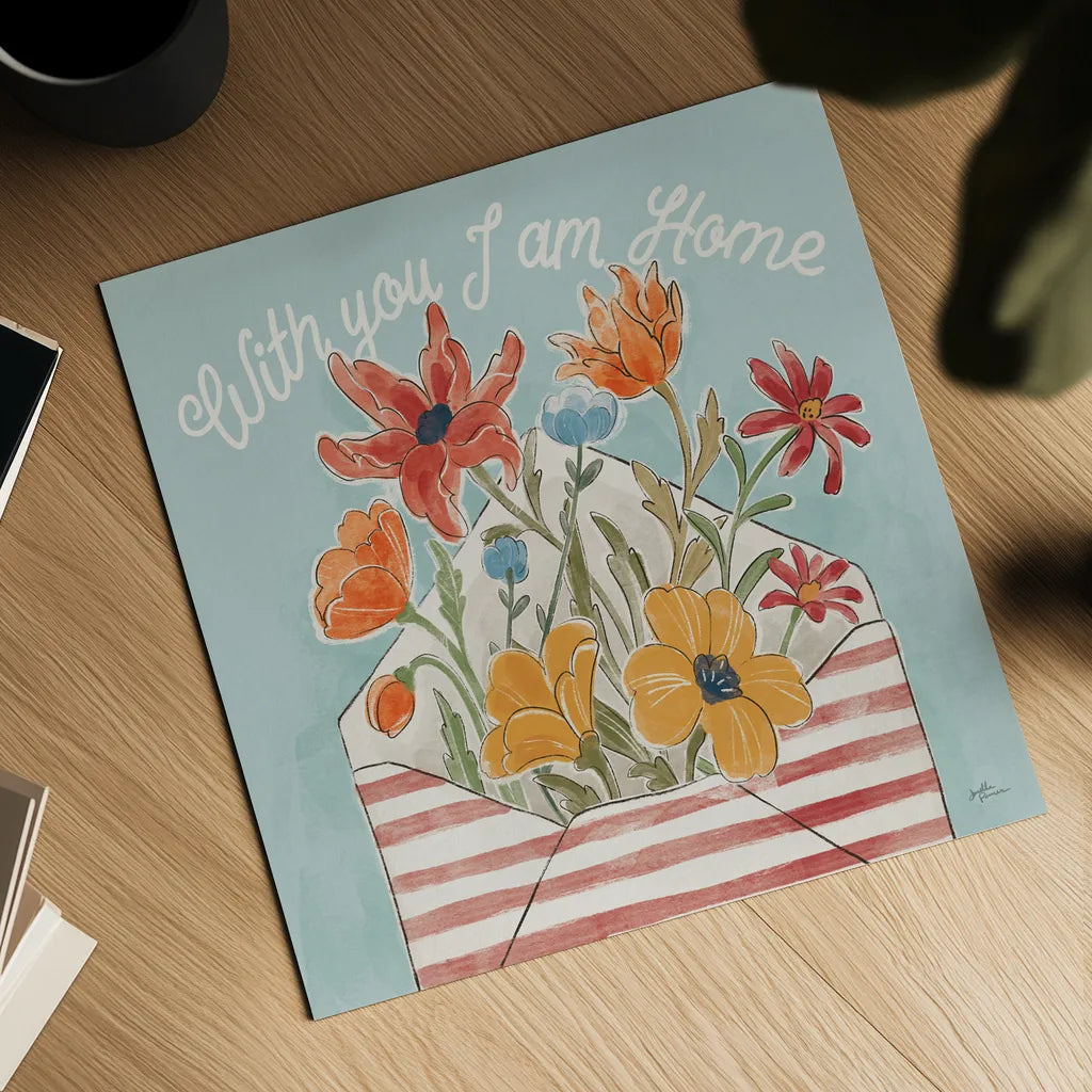 Spiced Petals V by Janelle Penner. Shown as a detailed flat fine art print, highlighting archival giclee quality. Available as an archival giclee rolled canvas, fine art paper, or poster print. SKU 60842a.