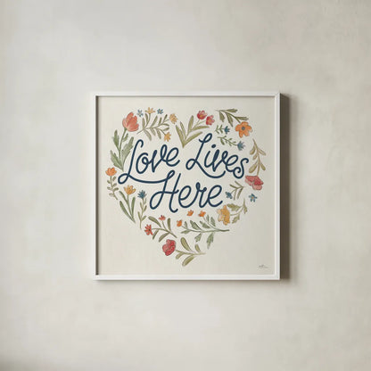 Spiced Petals VII by Janelle Penner. Shown in a crisp white glass frame for a clean and minimalist style. Available as an archival giclee rolled canvas, fine art paper, or poster print. SKU 60844a.