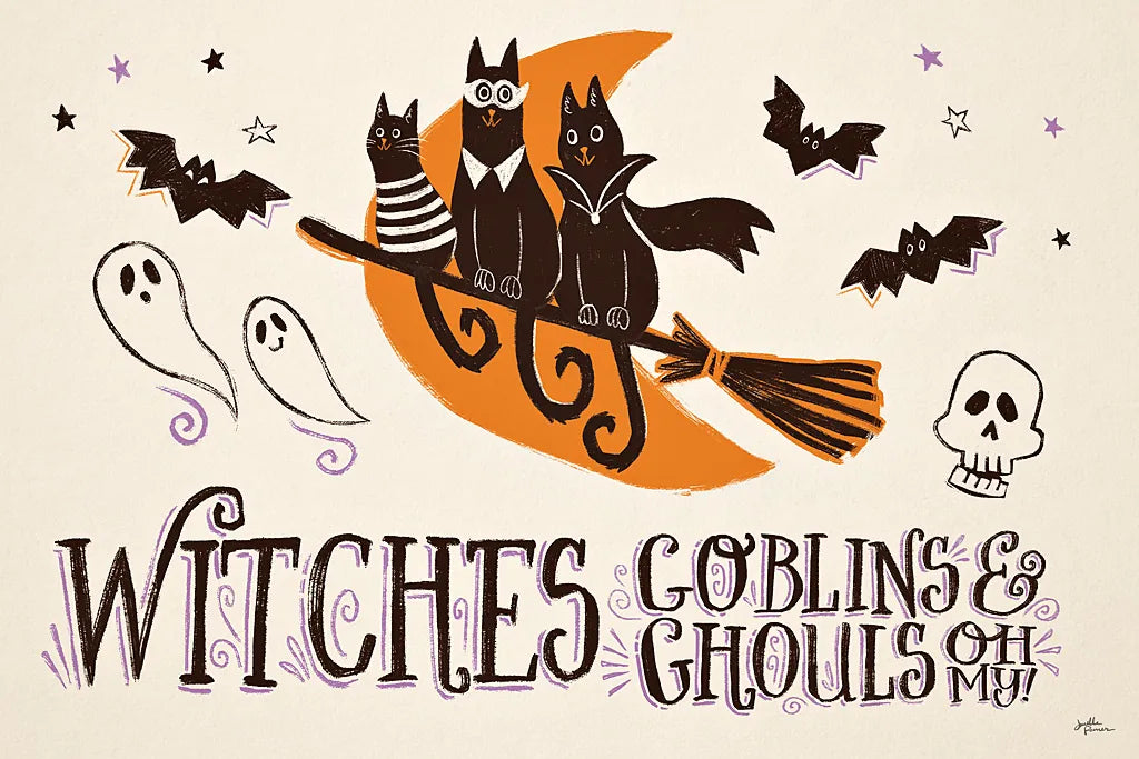 Spooktacular I by Janelle Penner. SKU 37846i. Archival Giclee Fine art print for wall decor.