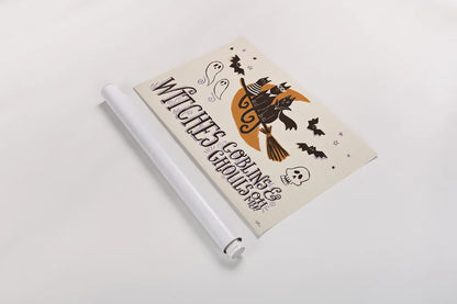 Spooktacular I by Janelle Penner. shown as a rolled paper print. Available as archival giclee rolled canvas, fine art paper, or poster print. SKU 37846i.