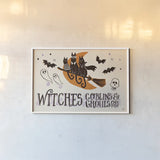 Spooktacular I by Janelle Penner. shown as a paper print in a white frame. Available as a archival giclee rolled canvas, fine art paper, or poster print. SKU 37846i.