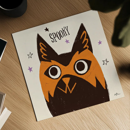 Spooktacular IX by Janelle Penner. Shown as a detailed flat fine art print, highlighting archival giclee quality. Available as an archival giclee rolled canvas, fine art paper, or poster print. SKU 37854a.