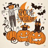 Spooktacular V by Janelle Penner. SKU 37850a. Archival Giclee Fine art print for wall decor.