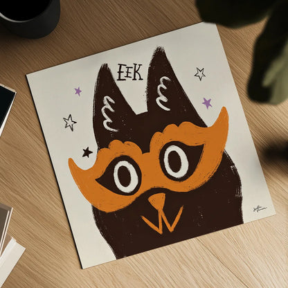 Spooktacular VI by Janelle Penner. Shown as a detailed flat fine art print, highlighting archival giclee quality. Available as an archival giclee rolled canvas, fine art paper, or poster print. SKU 37851a.