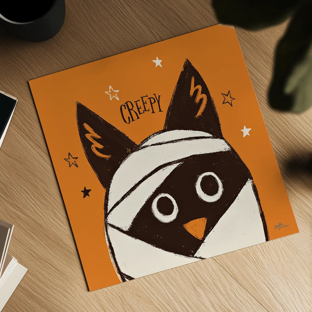 Spooktacular VII by Janelle Penner. Shown as a detailed flat fine art print, highlighting archival giclee quality. Available as an archival giclee rolled canvas, fine art paper, or poster print. SKU 37852a.