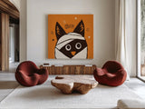 Spooktacular VII by Janelle Penner. Shown as extra-large giant wall art in a modern living room. Available as an archival giclee rolled canvas, fine art paper, or poster print. SKU 37852a.