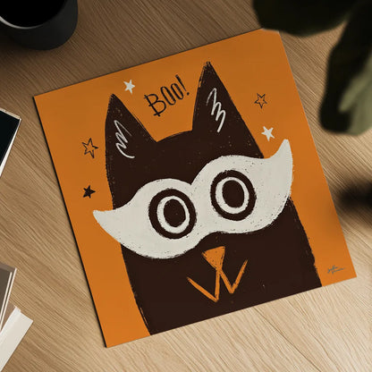 Spooktacular VIII by Janelle Penner. Shown as a detailed flat fine art print, highlighting archival giclee quality. Available as an archival giclee rolled canvas, fine art paper, or poster print. SKU 37853a.