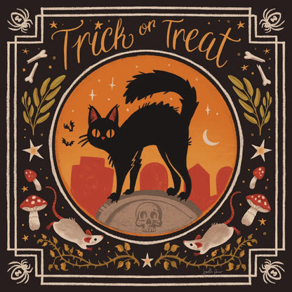 Spooky Season I by Janelle Penner. SKU 97052a. Archival Giclee Fine art print for wall decor.