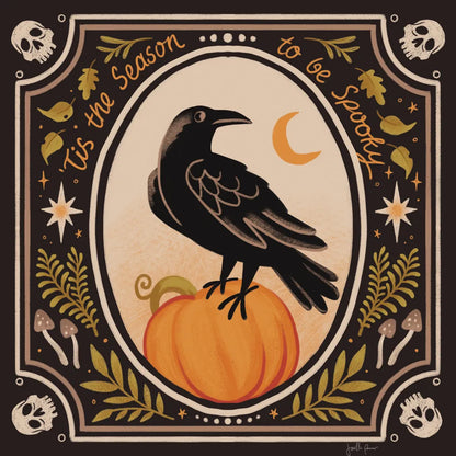 Spooky Season II by Janelle Penner. SKU 97053a. Archival Giclee Fine art print for wall decor.