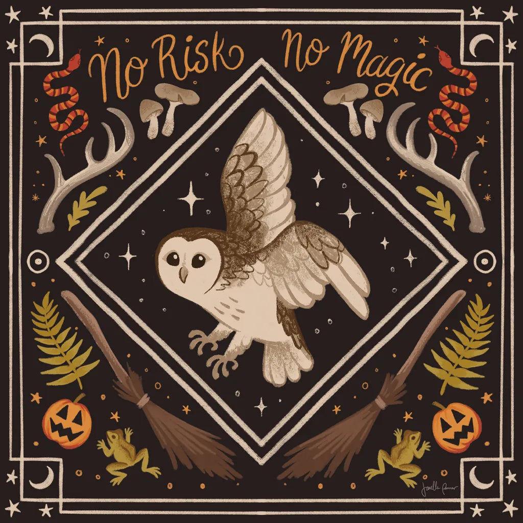 Spooky Season IV by Janelle Penner. SKU 97055a. Archival Giclee Fine art print for wall decor.