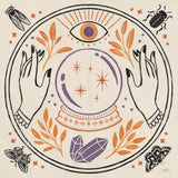Spooky Symbols II Light by Janelle Penner. SKU 76935a. Archival Giclee Fine art print for wall decor.