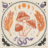 Spooky Symbols III Light by Janelle Penner. SKU 76936a. Archival Giclee Fine art print for wall decor.