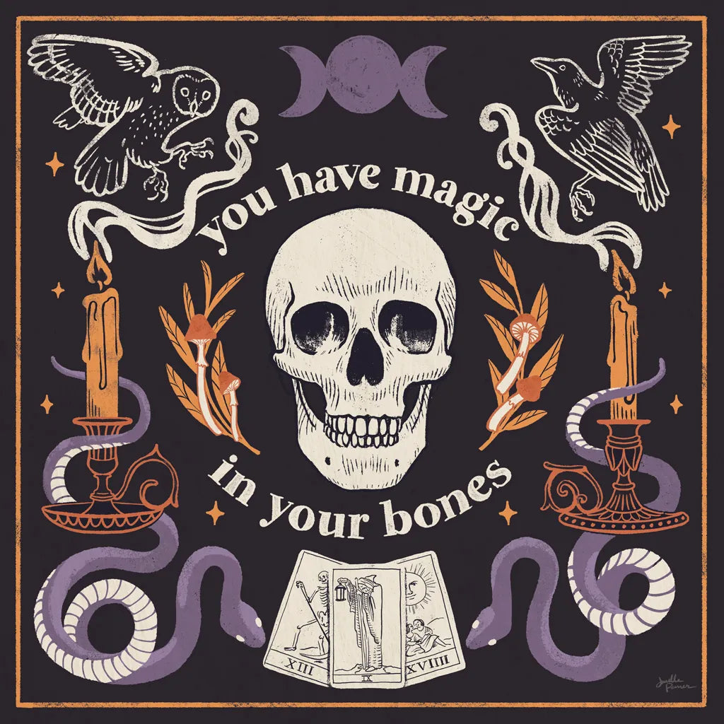 Spooky Symbols IV by Janelle Penner. SKU 76932a. Archival Giclee Fine art print for wall decor.