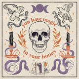 Spooky Symbols IV Light by Janelle Penner. SKU 76937a. Archival Giclee Fine art print for wall decor.