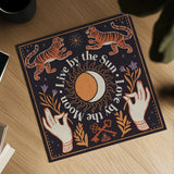 Spooky Symbols V by Janelle Penner. Shown as a detailed flat fine art print, highlighting archival giclee quality. Available as an archival giclee rolled canvas, fine art paper, or poster print. SKU 76933a.