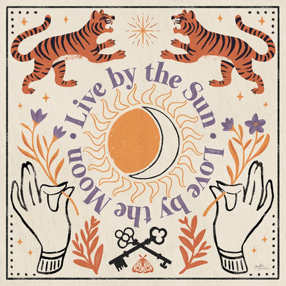 Spooky Symbols V Light by Janelle Penner. SKU 76938a. Archival Giclee Fine art print for wall decor.